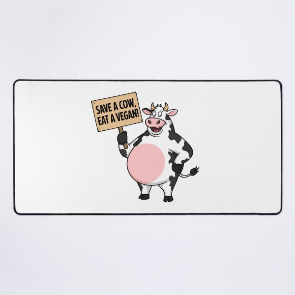 Item preview, Save a cow, PETA, Vegan, Steak, funnyfits70, Humor, Funny, retro, vintages, funny quotes, animal humor, designed and sold by FunnyFits70.