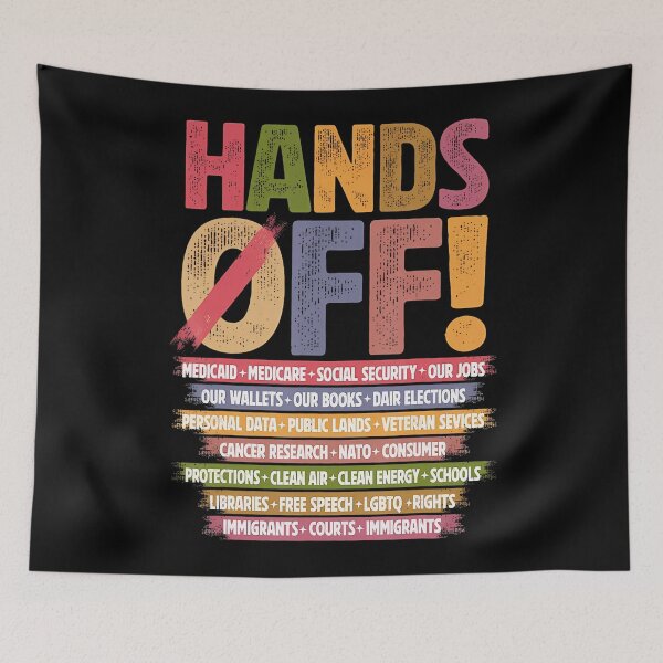 Item preview, Hands Off Protest Social Security And Medicare Protest Retro designed and sold by lidanmasi.