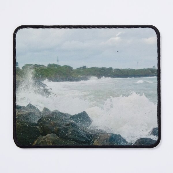 Item preview, Stormy wild ocean waves photograph designed and sold by MindfulArtSandy.