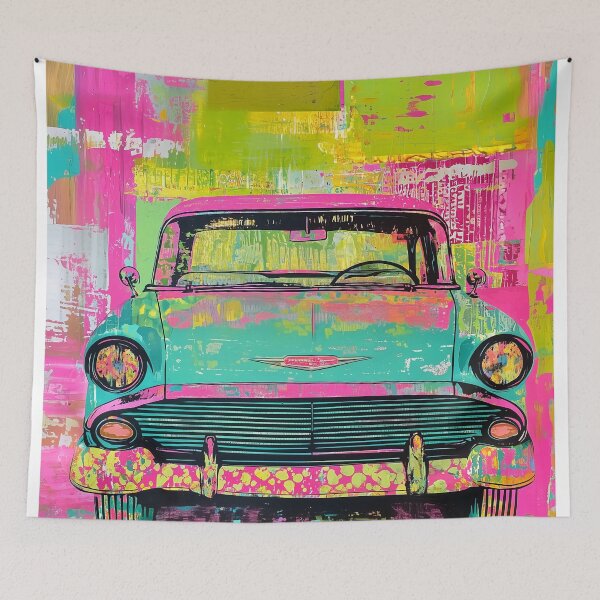 Item preview, 1769 Funky Vintage Car designed and sold by nikoart001.