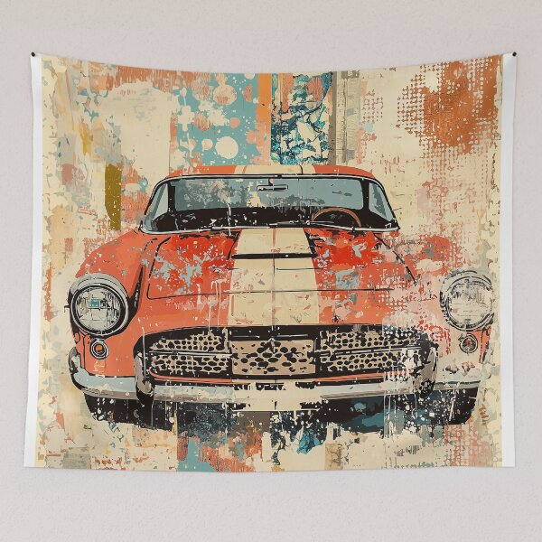 Item preview, 1770 Funky Vintage Car designed and sold by nikoart001.