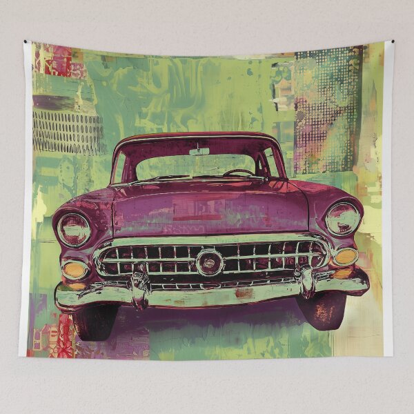 Item preview, 1773 Funky Vintage Car designed and sold by nikoart001.