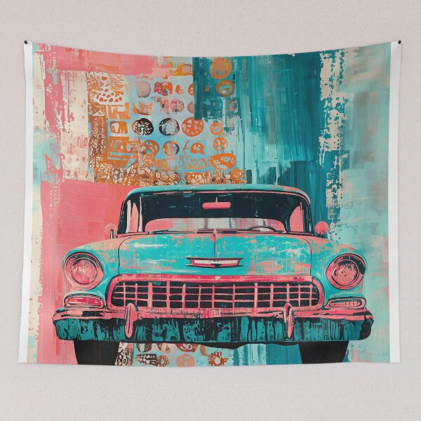 Item preview, 1775 Funky Vintage Car designed and sold by nikoart001.