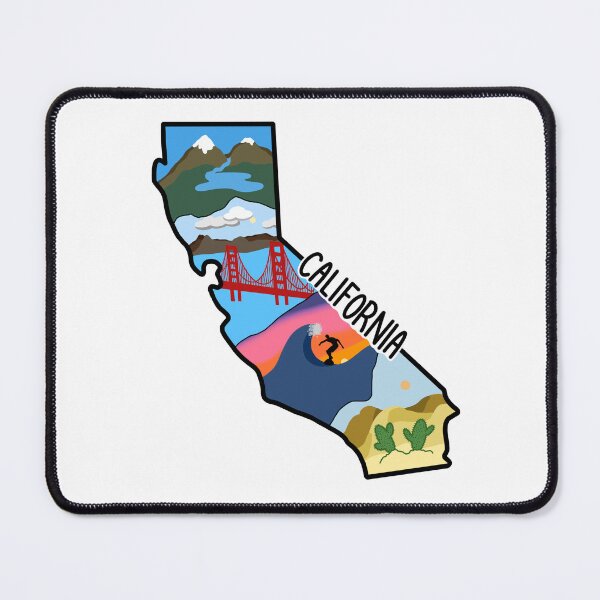 Item preview, California Scenes Sticker designed and sold by sketchdesigner.
