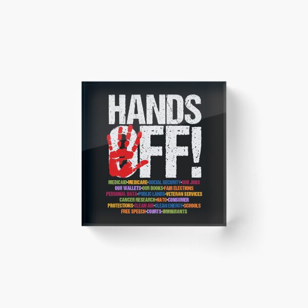 Item preview, Hands Off Protest Social Security And Medicare Protest designed and sold by lidanmasi.