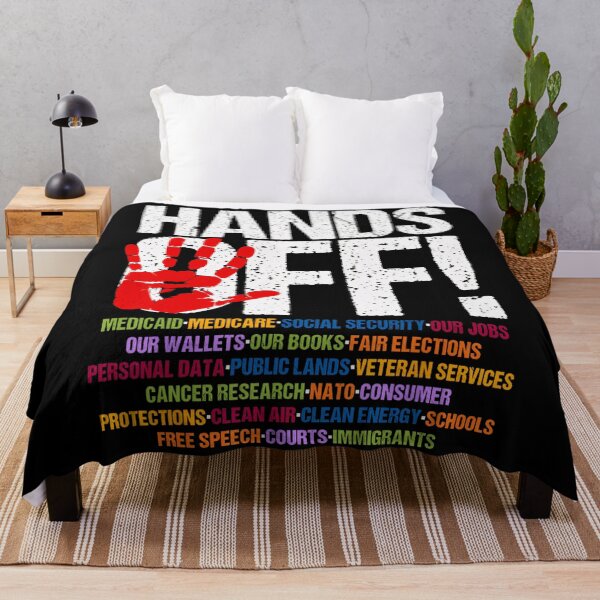 Item preview, Hands Off Protest Social Security And Medicare Protest designed and sold by lidanmasi.