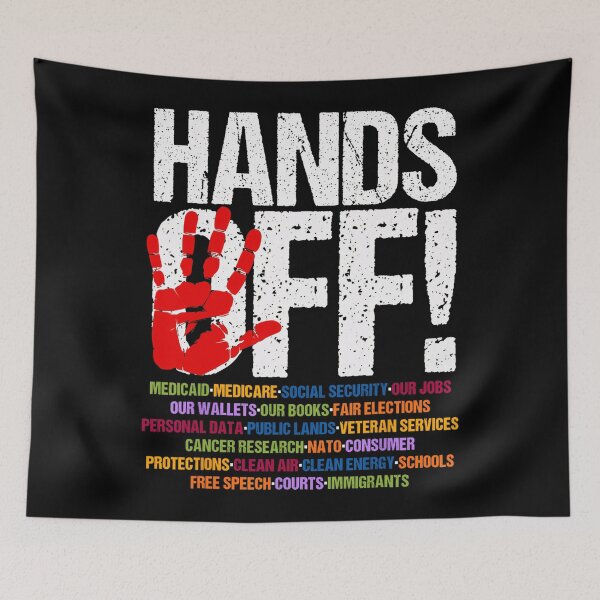 Item preview, Hands Off Protest Social Security And Medicare Protest designed and sold by lidanmasi.