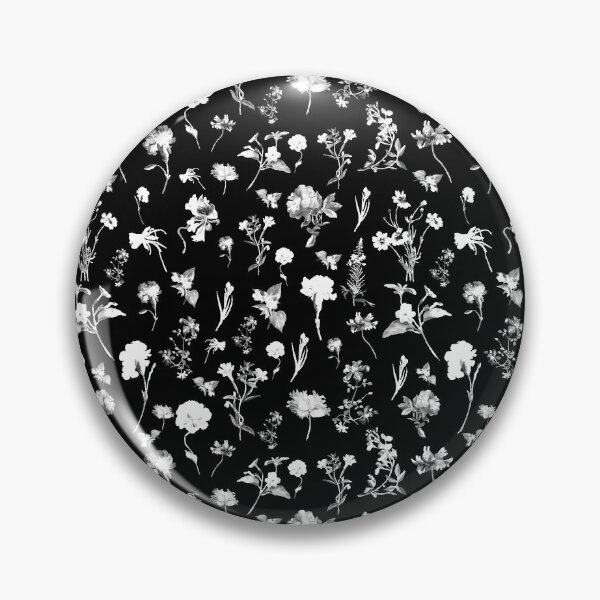 Item preview, Black and White Flowers - Floral Pattern designed and sold by DreamersPlan.