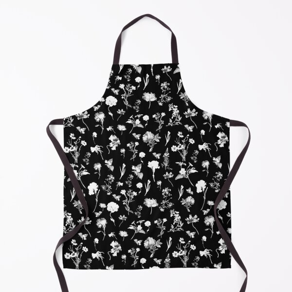 Artikelvorschau, Schwarze und weiße Blumen - Blumenmuster entworfen und verkauft von DreamersPlan.