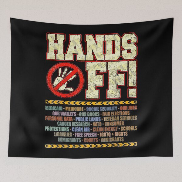 Item preview, Hands Off Protest Vintage designed and sold by lidanmasi.