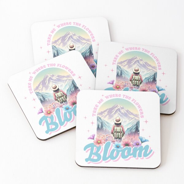 Item preview, Take Me Where the Flowers Bloom Nature Hiking Aesthetic Design designed and sold by LibbyNewton.