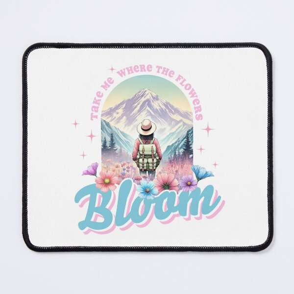 Item preview, Take Me Where the Flowers Bloom Nature Hiking Aesthetic Design designed and sold by LibbyNewton.