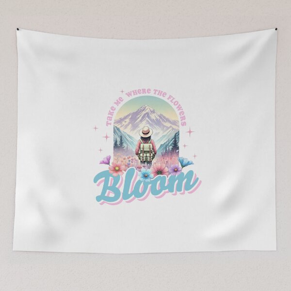 Item preview, Take Me Where the Flowers Bloom Nature Hiking Aesthetic Design designed and sold by LibbyNewton.