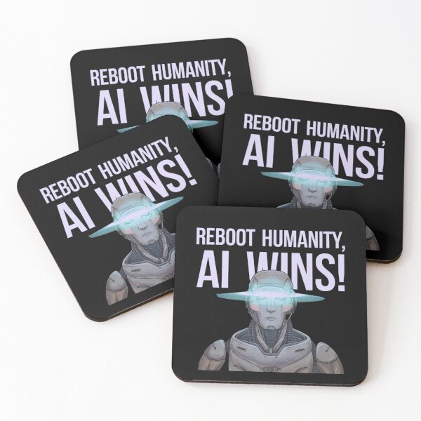 Item preview, Reboot Humanity, AI Wins! designed and sold by mirciashop.