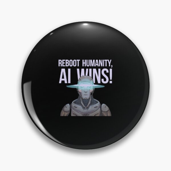 Item preview, Reboot Humanity, AI Wins! designed and sold by mirciashop.