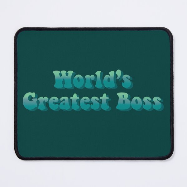 Item preview, World's Greatest Boss designed and sold by PastelMushroom.