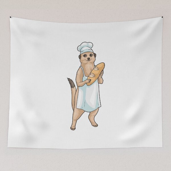 Item preview, Meerkat Baker Bread Baking designed and sold by Snabdesign84.