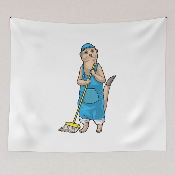 Item preview, Meerkat Cleaner Mop designed and sold by Snabdesign84.