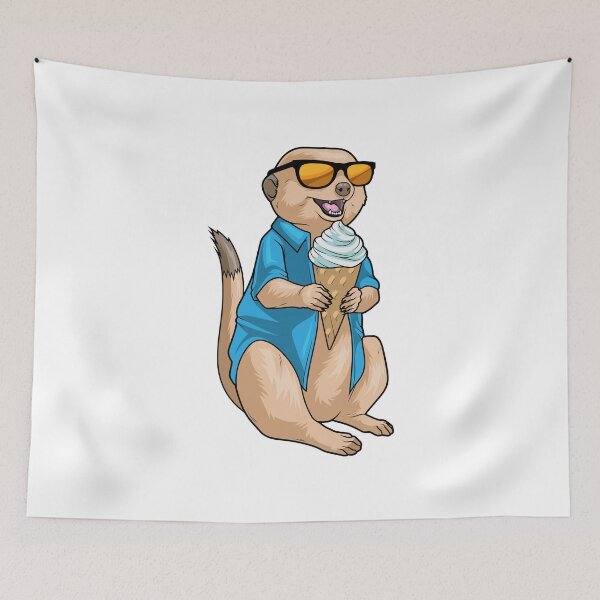 Item preview, Meerkat Ice cream cone designed and sold by Snabdesign84.