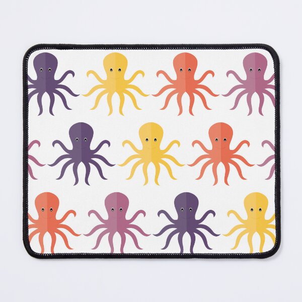 Item preview, Colourful octopuses on white designed and sold by reneesillus.