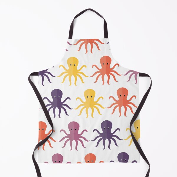 Item preview, Colourful octopuses on white designed and sold by reneesillus.