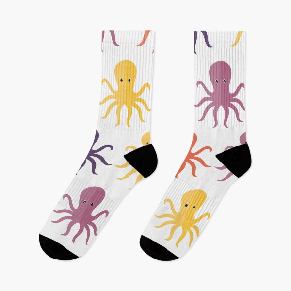 Item preview, Colourful octopuses on white designed and sold by reneesillus.