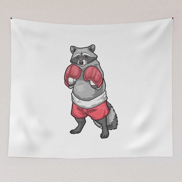 Item preview, Racoon Boxer Boxing gloves Boxing designed and sold by Snabdesign84.