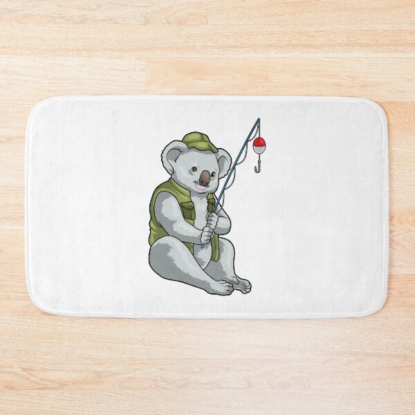 Aperçu de l'œuvre Canne à pêche Koala Angler créée et vendue par Snabdesign84.
