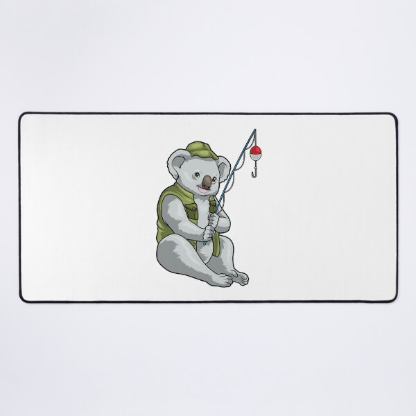 Artikelvorschau, Koala Angler Angel Angeln entworfen und verkauft von Snabdesign84.