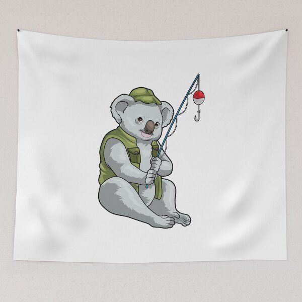 Item preview, Koala Fisher Fishing rod Fishing designed and sold by Snabdesign84.
