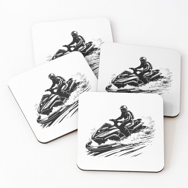 Item preview, Jet Ski Watercraft Scooter Wave Runner Sea-doo Boat Race designed and sold by inkoutninja.