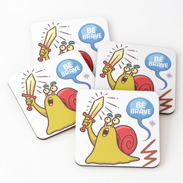 Item preview, a snail holding a sword. designed and sold by esycrazy.
