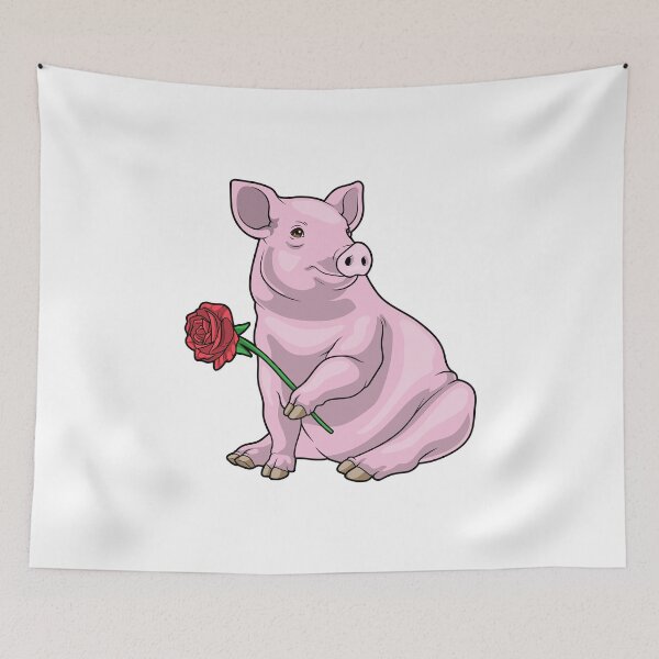 Item preview, Pig Rose Flower designed and sold by Snabdesign84.