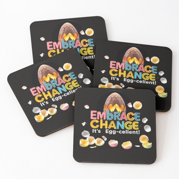 Item preview, EMBRACE CHANGE: IT’S EGG-CELLENT! T-SHIRT – Celebrate Transformation! designed and sold by Mikel-empire.