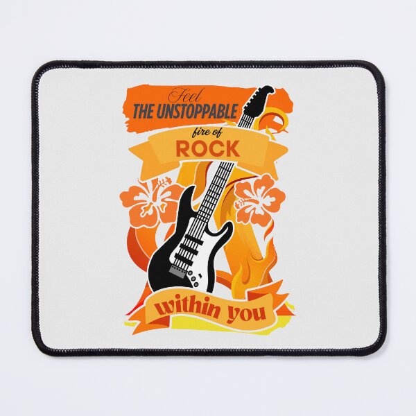 Item preview, Feel The Unstoppable Fire Of Rock Burning Guitar Passion designed and sold by SplashTastic.