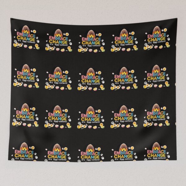 Item preview, EMBRACE CHANGE: IT’S EGG-CELLENT! T-SHIRT – Celebrate Transformation! designed and sold by Mikel-empire.