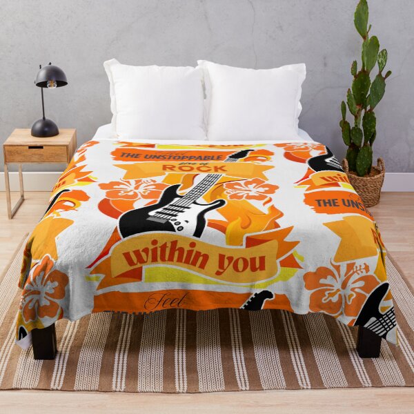 Item preview, Feel The Unstoppable Fire Of Rock Burning Guitar Passion designed and sold by SplashTastic.