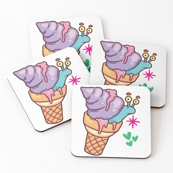 Item preview, a snail with an ice cream cone shell. designed and sold by esycrazy.