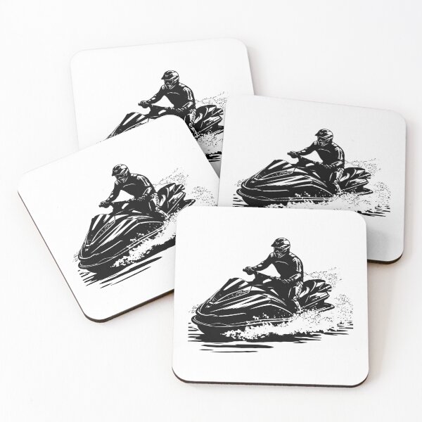 Item preview, Jet Ski Watercraft Scooter Wave Runner Sea-doo Boat Race designed and sold by inkoutninja.