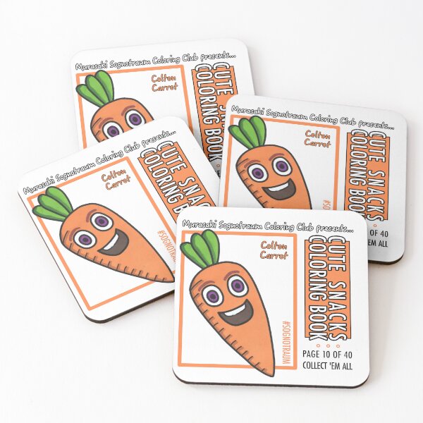 Item preview, Murasaki Sognotraum Coloring Club - Cute Snacks Coloring Book Page 10 designed and sold by GetContented.
