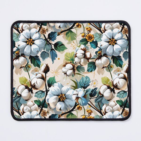 Item preview, Delicate Cotton Bloom Pattern designed and sold by Canvas-Whispers.