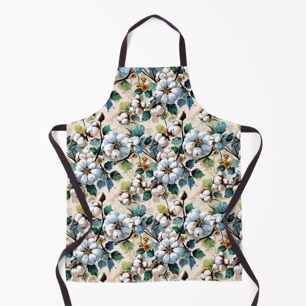 Item preview, Delicate Cotton Bloom Pattern designed and sold by ArtDzignsZA.