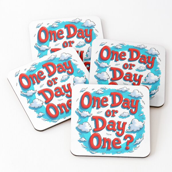 Item preview, One Day or Day One – Motivational Typography designed and sold by Moss and Moon Studio.