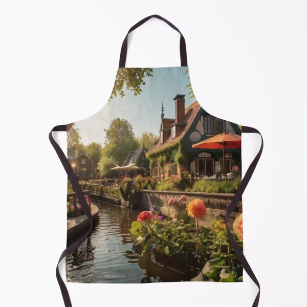 Artikelvorschau, Sunlit Flowers and Enchantment: A Dutch Restaurant’s Charm entworfen und verkauft von BlareBlare.