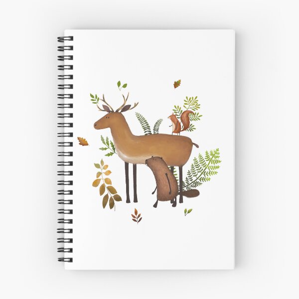 Artikelvorschau, Forest Friends Gathering - Wunderlicher Waldtierdruck entworfen und verkauft von UrchinBayArt.