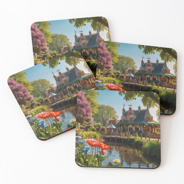 Item preview, A Blossom-Filled Wonderland: Dining by the Canal designed and sold by BlareBlare.