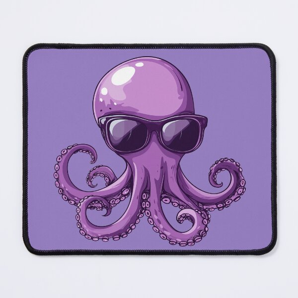 Item preview, Funny cool Octopus wearing sunglasses designed and sold by FluffyGallery.