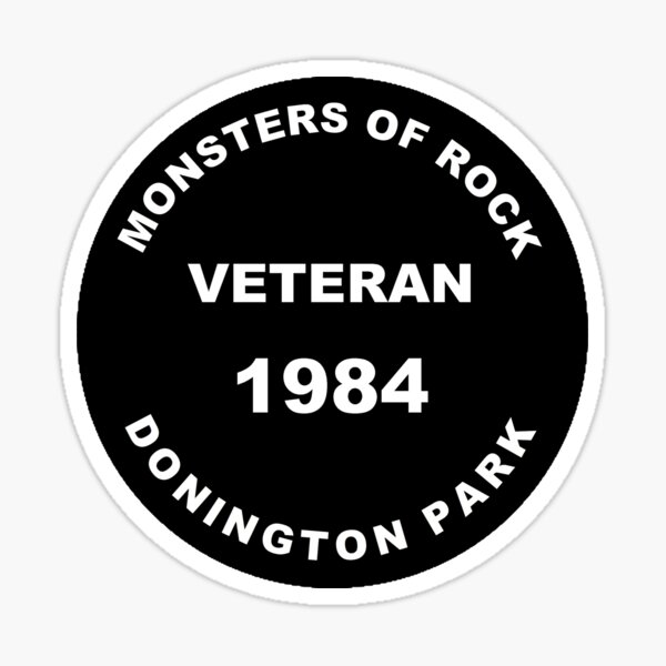 Item preview, Monsters Of Rock 1984 Donington Veteran Graphic Design  designed and sold by wholelottarock.