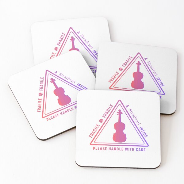 Item preview, Fragile Sign for Violin Case, Please handle with care sign designed and sold by Snow-W-Studio.