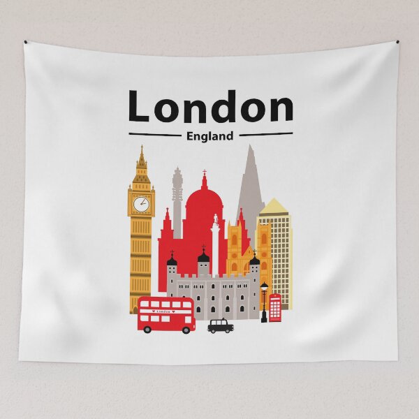 Item preview, London England designed and sold by Traveldrawings.